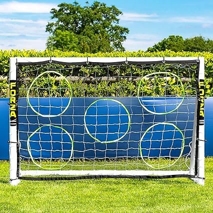 FORZA Garten Fußballtor für Kinder und Erwachsene | Allwetter-Fußballtore aus uPVC – Optionale Zielfolie, Fußball und Tragetasche inklusive! (Tor, Torwand, und Tasche)