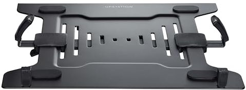Upstation Laptop Mount Tray for Monitor Arms & Stands, VESA Laptop Tray NBH-2, Safe & Cool, Fits 75 x 75 and 100 x 100 mm VESA Mount Holes