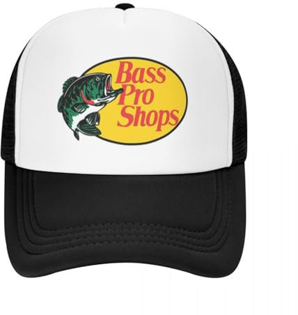 Unisex-Hut im Freien Custom Bass Shark Fishing Sport Mesh Baseballkappen für Frauen und Männer High-End-Bass-Pro für Frauen Strandhut für Papa Hip Hop Trucker Cap Freund Geschenk