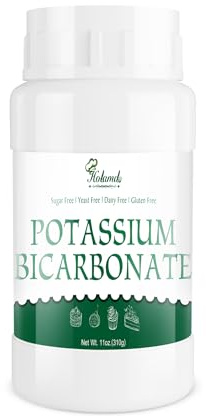 11oz Potassium Bicarbonate, 100% Pure Potassium Bicarbonate Powder | Food Grade Supplement for Plants, Cakes, Winemaking, Natural Baking Soda Leavening Agent, Gluten Free,Vegan Friendly