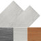 Fogmiea PVC Bodenbelag Selbstklebend Vinylboden Stabparkett Holzoptik Boden Fußboden rutschfest, wasserfest, schwer entflammbar 10 m²/72 Fliesen, Grau Oak