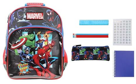 Marvel Avengers 5-teiliges 40,6 cm Rucksack & Schreibwaren-Set