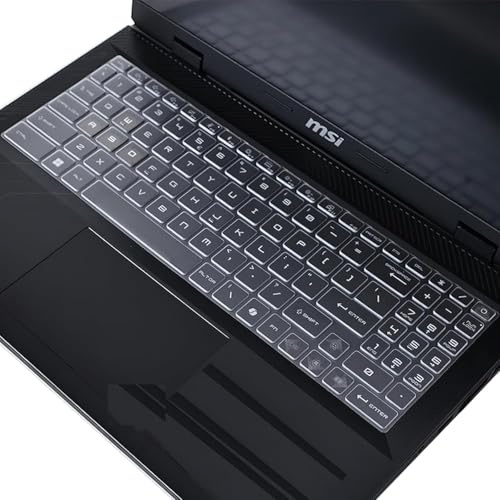 Tastaturabdeckung für 2025 MSI Vector 16 A16 HX AI/Pulse 16 AI/Stealth A16 AI/Crosshair 16 HX AI, Katana A15 AI/Katana 15 HX/Cyborg 15 AI, Pulse 17 A17 AI/Vector 17 HX AI/Crosshair 17 HX AI/Katana 17