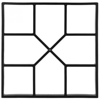 Gehwegplatten Garten Gartenpfad-Maker-Form aus Kunststoff, DIY-Gartenform, manuelles Pflastern von Zement, Ziegel, Stein, Straßenbeton, Form, wiederverwendbar, manuelles Pflastern