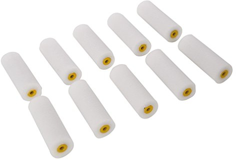 Silverline 398771 Lot de 10 Mini manchons pour peinture laquée 100 mm