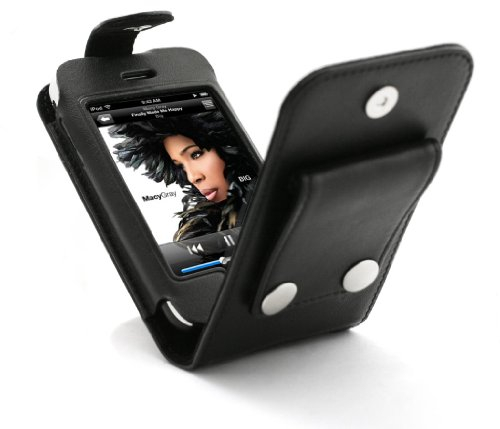 MCA Snow Portofolio Schutzhülle aus Leder für iPod Touch schwarz