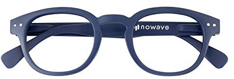 nowave - Occhiali Anti Luce Blu per Presbiti - Occhiali Luce Blu Graduati +0.00 - Occhiali da Lettura PANTONBLUE - Occhiali riposanti Anti Luce Blu e UV - Blu