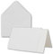 75x weißes DIN A6 Falt-Karten-Set mit Wellen-Schnitt I 10,4 x 14,8 cm - mit Brief-Umschlägen & Einlege-Blätter I Papier-Bastel-Set mit gewelltem Rand I von Gustav NEUSER®