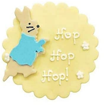 Creative Party SF577 Peter Hase Sugarcraft Plakette Tortenaufsatz, 7,6 cm, 1 Stück