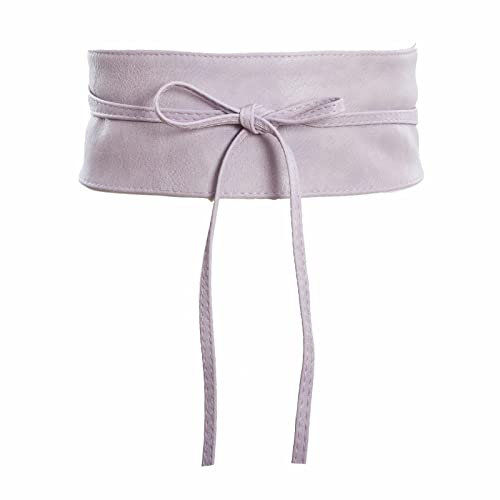 Toocool - Cintura donna Obi stringivita fusciacca ecopelle fascia larga ST-2087 [Taglia unica,lilla]