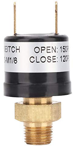 MAPS120150T18 Luftdruckschalter 12 V Stecker 1/8 NPT Luftkompressor Druckschalter 120-150 psi Metallsteuerschalter