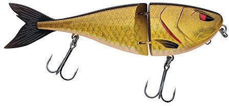 Berkley Zilla Jointed Pike Hecht Angelköder, Rudd, 18cm