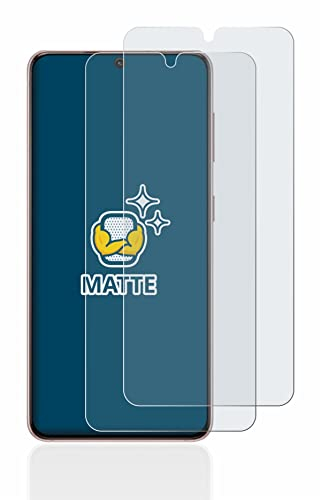 BROTECT Entspiegelungs-Schutzfolie für Samsung Galaxy S21 5G (2 Stück) Matte Displayschutz-Folie, Anti-Reflex, Anti-Fingerprint
