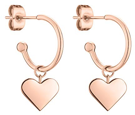 Tamaris Damen Ohrring in Roségold aus Edelstahl TJ-0033-E-15