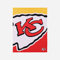 FOCO Kansas City Chiefs NFL Supreme Slumber Plush Throw Decke - Stück
