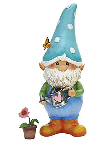 D/A jardin d'extérieur – Mini nains jardin traditionnels drôles en résine – Décoration d'extérieur d'été pour décoration pendaison crémaillère, cadeau jardin