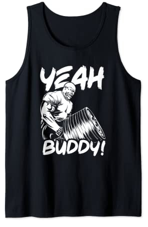 Yeah Buddy – Ronnie Coleman T-Bar Row – Gym Motivational Tank Top