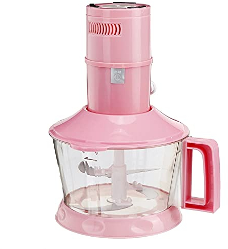Hachoir électrique 220V 3L 5-en-1 Hachoir à viande électrique Hachoir à saucisses en acier inoxydable Hachoir à aliments facile à ranger (Couleur : Rose Taille : 3L) (Couleur : Rose, Taille : 3L)