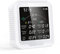 WLAN Smart Multifunktions Luftqualität Messgerät Erkennt PM 2.5, PM 10, , AQI, HCOH, TVOC, Temperatur und Luftfeuchtigkeit, NDIR- und Partikelsensor Messgerät, für Weinkeller, Autos,Weiß