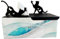 Lily's Home Playful Kitty Taschentuchbox, Motiv: Katze, Schmetterling, Haustier-Thema, Tierarzt, Büro, Katzenliebhaber, Geschenk, dekorative rechteckige Taschentuchbox, Metall, Mattschwarz, Stahl