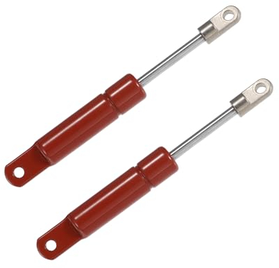 QUARKZMAN 2 Pièces 4 Pouces 5Ibs/22N Vérins à Gaz de Support Rouge Universels pour Fenêtre de Camping-Car, Voiture, Camion, Bateau, Porte d'Armoire, Couvercle