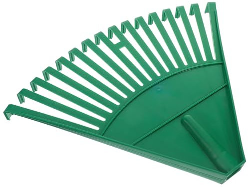 BESPORTBLE Plastic Rake Head, Garden Leaf Rake Head Replacement Garden Leaf Scoop Rake Shrub Rake Plastic Garden Rake Head Gardening Tool for Leaves, Lawn, Hay