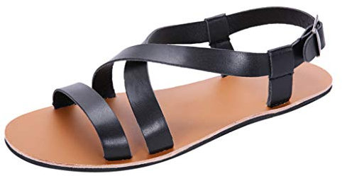 Chaussure Pied Nu Homme, Sandales Homme Sandales de Randonnée Sandales Homme d'été Chaussures de Marche Homme pour Extérieur Sport #
