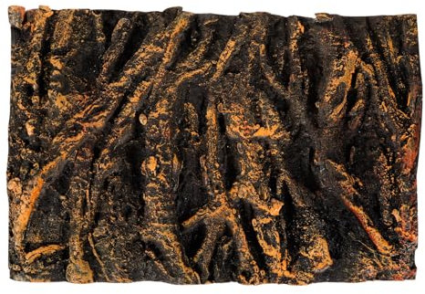 Toddmomy 3D Aquarium Background Board, Tree Root Design for Reptile Tank, Pu Material, Easy Installation, 45X30Cm
