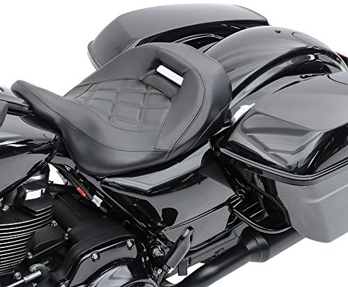 Solo Sitz kompatibel mit Harley Davidson Street Glide Special 15-23 Fahrersitz RH3 schwarz