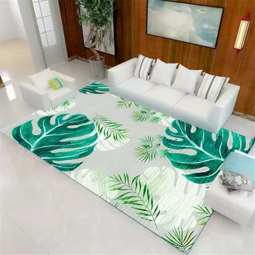 Xiaosua Tapis Balcon Exterieur Grün Teppich Babyzimmer Mädchen 100X200CM Teppich Für Terrasse 3Ft 3.4''X6Ft 6.7''