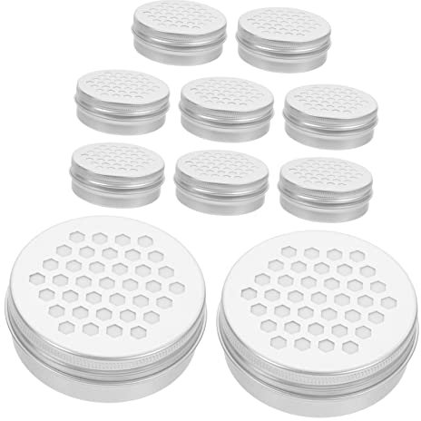 CIYODO 10St Aluminiumbox mit Hohlgewinde Dufttraining Diffusor Duftdosen für Hunde Duftarbeit bürozubehör bürogadges Haustier Mini-Jalousien Geruchstraining für Hunde Aromazerstäuber
