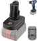 Adapter für Bosch 18V Zu 12V Adapter,für Bosch Professional System BAT609 BAT610 BAT618 BAT619 Akku GBA 18V Akkus Konvertieren auf für Bosch 10,8V und 12V System Elektrowerkzeug Akku Konverter