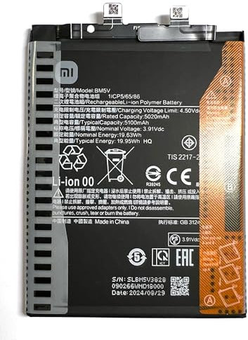 BM5V Batterie d'origine pour Xiaomi Redmi Note 13 Pro 5100 mAh 3,91 V