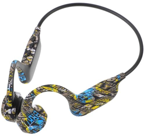 KITANDOVE Auriculares Deportivos Conducción Ósea Inductivos Inalámbricos para Gimnasio Pantalla Digital G9 Negro DC 5.00v