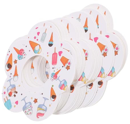 Cabilock 50piezas Porta Antiderrame para Helados Soporte para Accesorios De Helados Sin Goteo