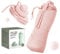 Yabonie Collapsible Water Bottles, Foldable Silicone Water Bottle 600ml, Lightweight Folding Water Bottle Reusable Leakproof for Camping Hiking Cycling Travel Yoga Sports Outdoor (Pink)