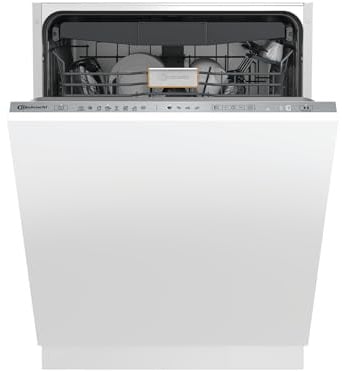 Bauknecht BKKR IAXL2 Spülmaschine vollintegrierbar, Geschirrspüler 60 cm XXL, 14 Maßgedecke, 7 Programme + Sensorprogramm, Doormatic, SlidingDoor-Schlepptür, Besteckschublade, leise 38 dB, Edelstahl