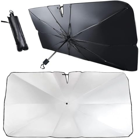 Paraguas Parasol Coche para Audi Q3 8U/F3 2012-2025 | Parasol Plegable Parabrisas Delantero Térmico, Protección UV Calor Interno Accesorios Interior Coche