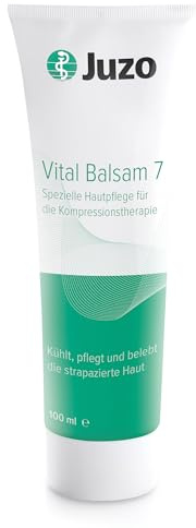 Juzo Vital Balsam 7, Pflegegel für Kompressionsstrumpf-Träger, Hautpflege bei Kompression, feuchtigkeitsspendend und hautfreundlich, 100 ml