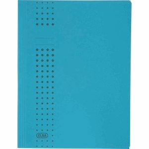 Elba 25 x Sammelmappe chic Karton blau