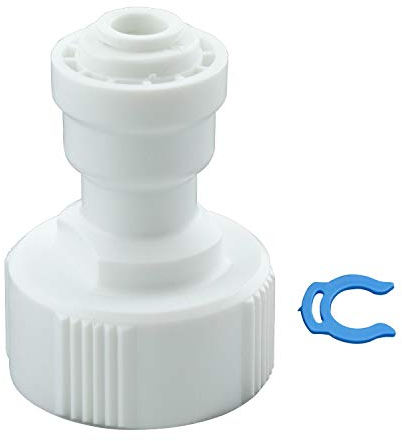 FILTROTECH Anschluß 3/4 IG auf 1/4 Kühlschrankschlauch für Wasserfilter, Side by Side Kühlschrank, Umkehrosmoseanlage, Schlauch 1/4 Zoll (6mm)