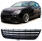 Sport Kühlergrill Grill ohne Emblem Schwarz für VW Polo 9N3 05-09