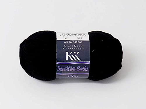 KK-Kollektion Sensitive Socks Uni 32 - Schwarz