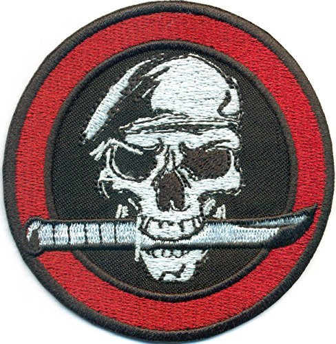 Marine Skullhead deathhead Knife Special Force US Amry Military Biker Patch écusson