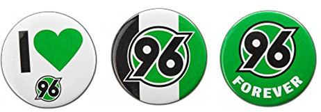 Unbekannt Hannover 96 Button 3 er Set H96
