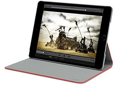 Logitech Hinge Carrying Case (Folio) for iPad mini 4 - Red