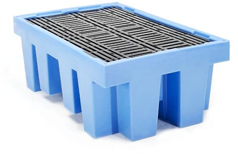 kaiserkraft | PE-Auffangwanne für Tankcontainer IBC/KTC | mit PE-Gitterrost | für 1 x 1000-l-IBC/KTC