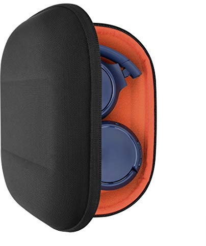 Geekria UltraShell Kopfhörer Tasche Kompatibel mit JBL Tune 510BT, Tune 660 BTNC, Tune 560BT, Tune 500BT, Live 460NC, E45BT Schutztasche, Hard Tragetasche mit Zubehöraufbewahrung(Schwarz)