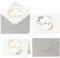 Robuste Dankeskarten mit Umschlägen – 36 Stück – goldene Dankeskarten 10,2 x 15,2 cm für Babyparty, Hochzeit, kleine Unternehmen, Abschlussfeier, Beerdigung, Brautparty (Roségold)