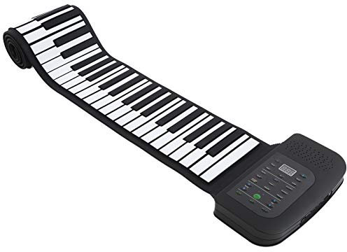 Roll-Up Piano, Silicone 88 touches Piano électrique Clavier Hand Roll Piano Cristmas d'anniversaire(88 Keys)
